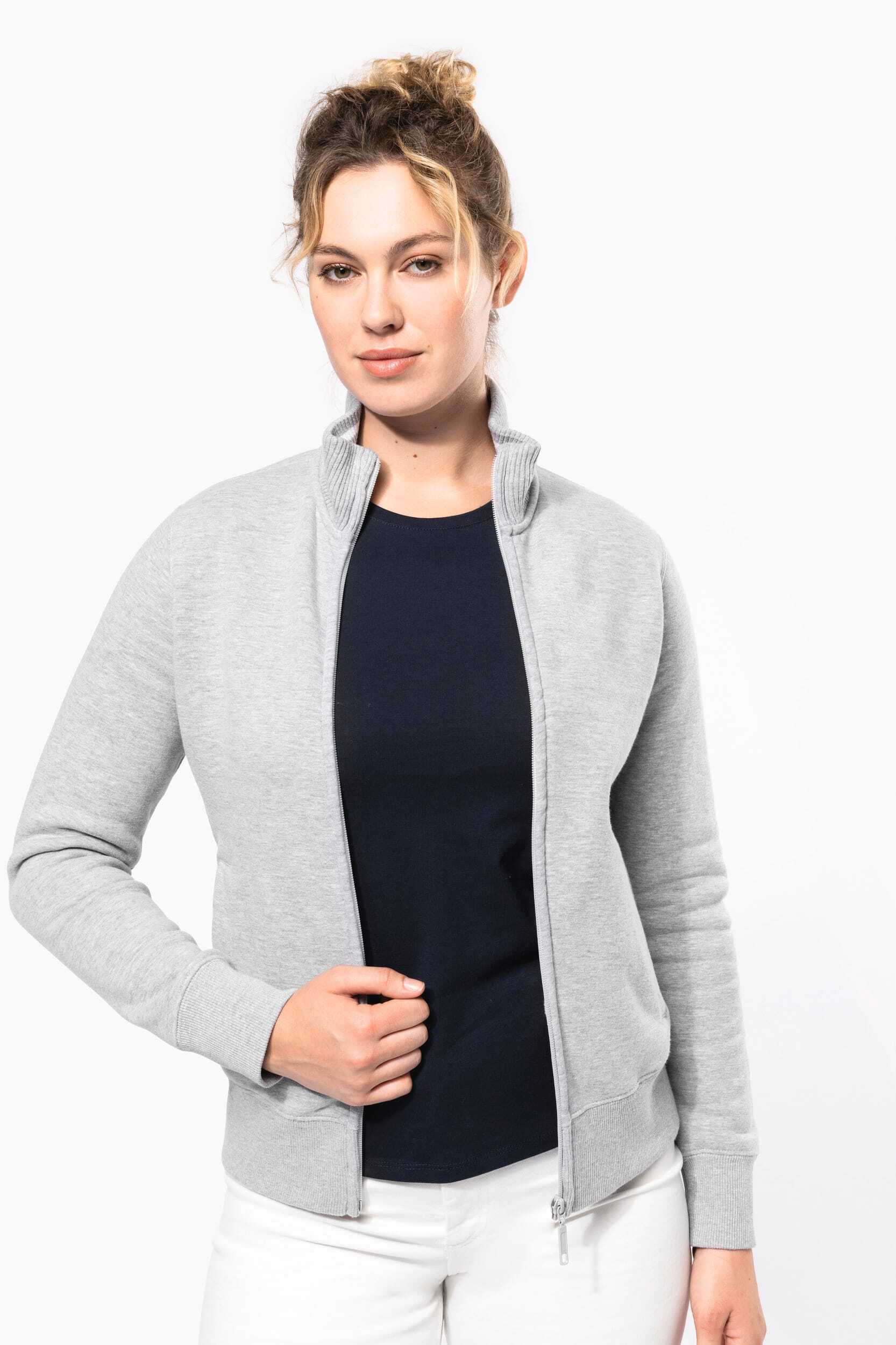 Sweat-shirts personnalisable KARIBAN Veste molleton zippée femme