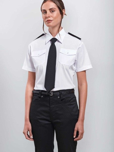 Chemises à personnaliser PREMIER Chemise Femme manches courtes Pilote 