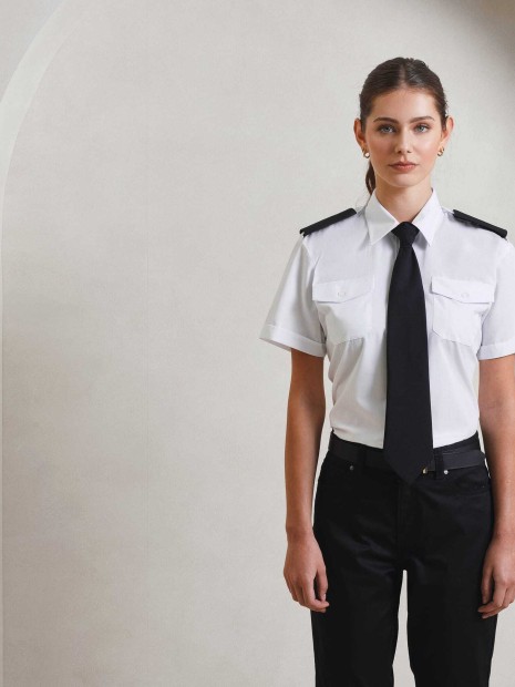 Chemises à personnaliser PREMIER Chemise Femme manches courtes Pilote 