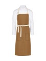 SG CLOTHING SANTORINI - Contrasted Bib Apron with Pocket /api/colors/8b7408cb-0a31-4cc8-a629-1c897f6164ff personnalisable