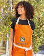 Tabliers personnalisable SG CLOTHING SANTORINI - Contrasted Bib Apron with Pocket