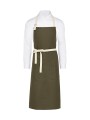 SG CLOTHING SANTORINI - Contrasted Bib Apron with Pocket /api/colors/fdddca6f-398d-4e63-8ae9-29e568f5cfd2 personnalisable