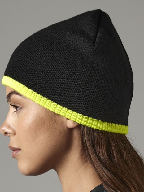 Bonnets à personnaliser BEECHFIELD TWO-TONE PULL-ON BEANIE 