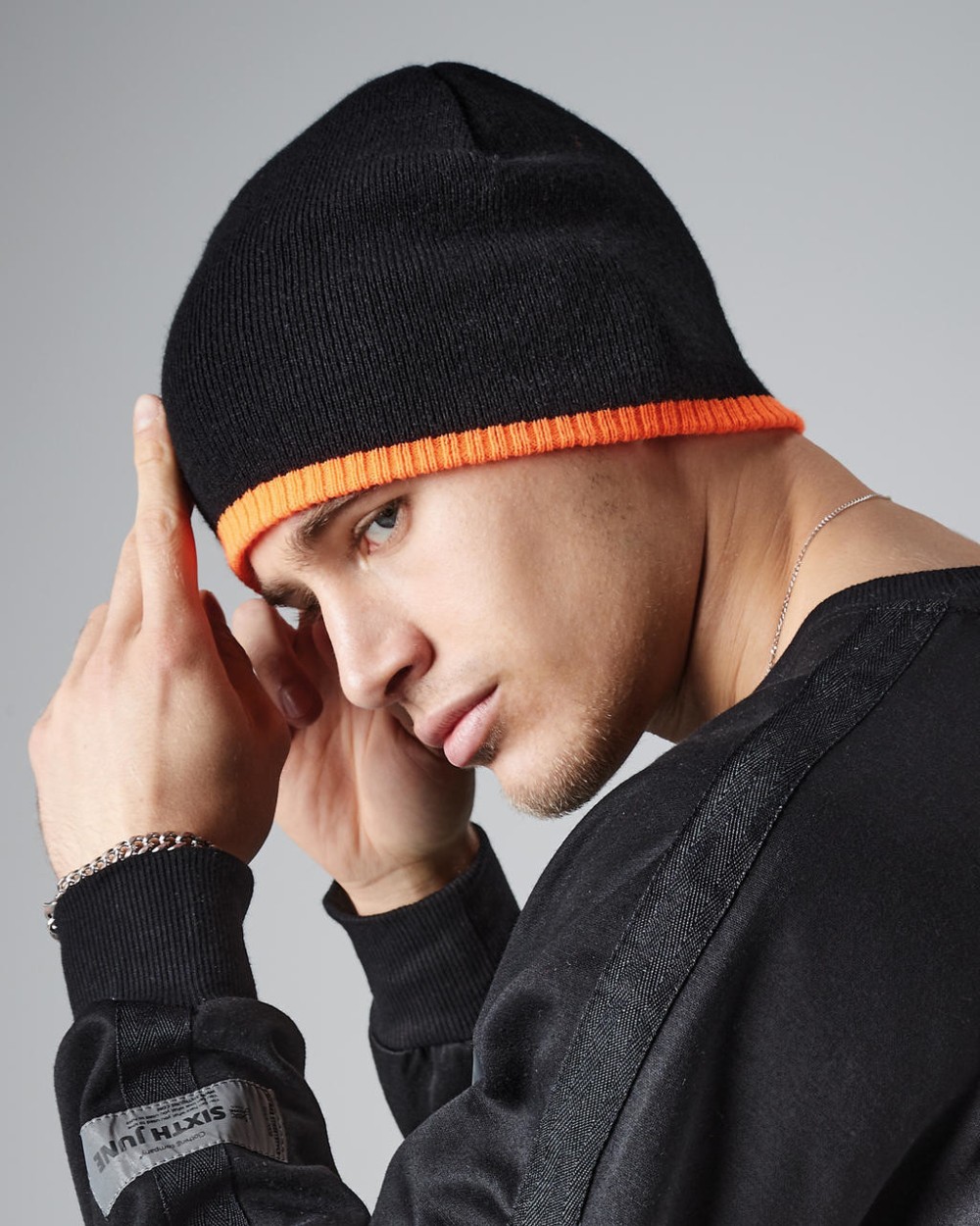 Bonnets personnalisable BEECHFIELD TWO-TONE PULL-ON BEANIE