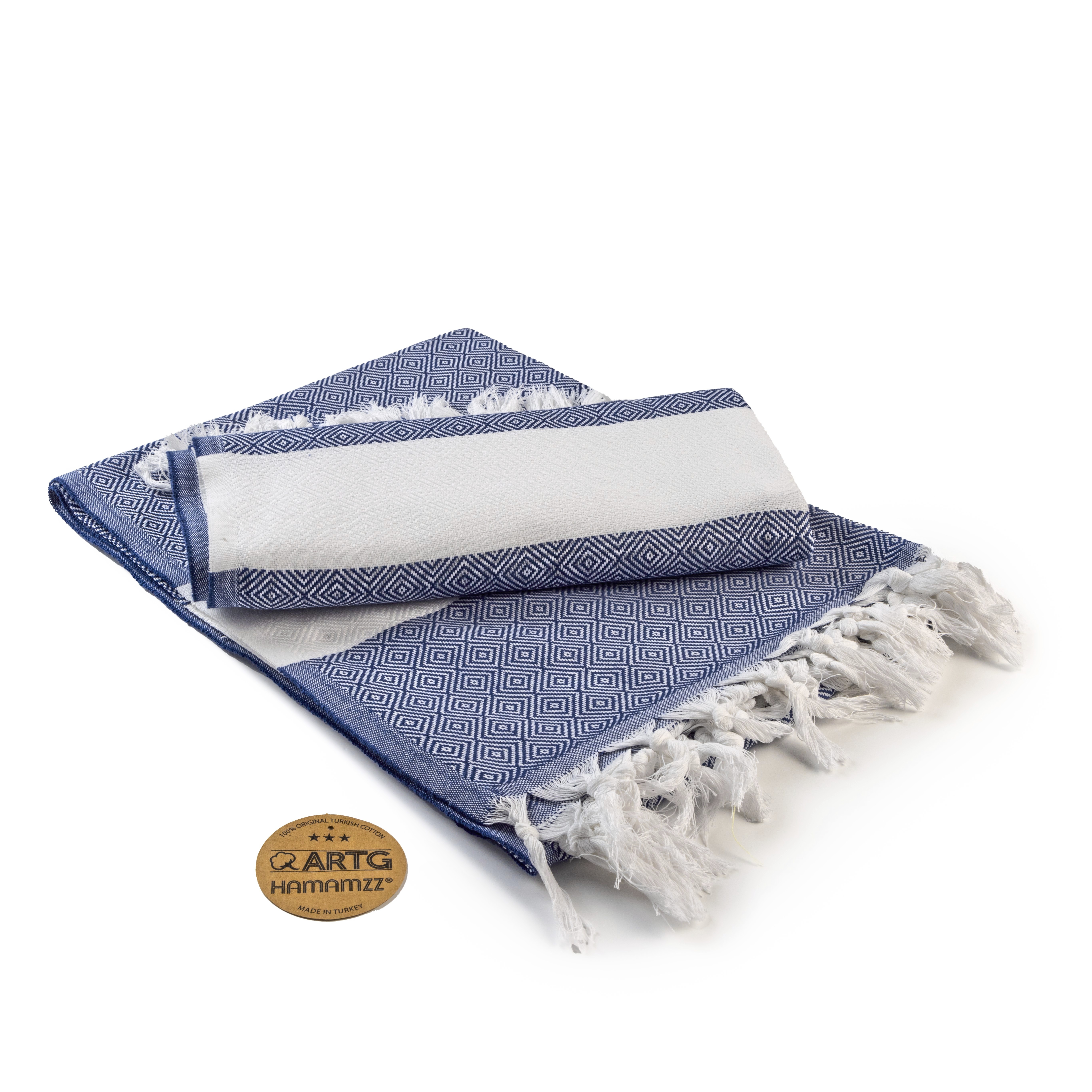 Produits éponges personnalisable A&R Hamamzz® Marmaris DeLuxe Towel