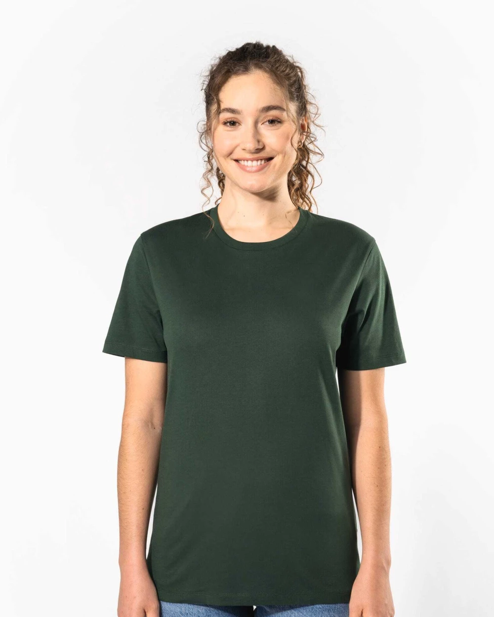 T-shirts KARIBAN Uniseks T-shirt korte mouwen ronde hals voor bedrukking &amp; borduring