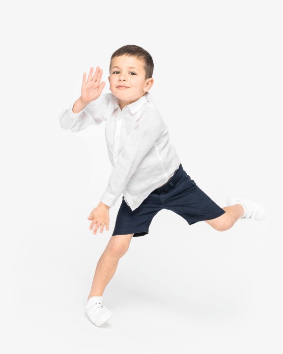 Bermudas & Shorts personnalisable SPASSO Bermuda en lin enfant