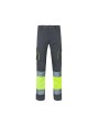 VELILLA TWO-TONE HIGH VISIBILITY MULTI-POCKET STRETCH TROUSERS Hosen personalisierbar