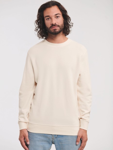 Sweat-shirts à personnaliser RUSSELL PURE ORGANIC REVERSIBLE SWEAT 