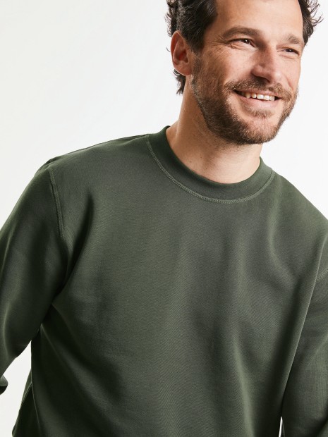 Sweat-shirts à personnaliser RUSSELL PURE ORGANIC REVERSIBLE SWEAT 