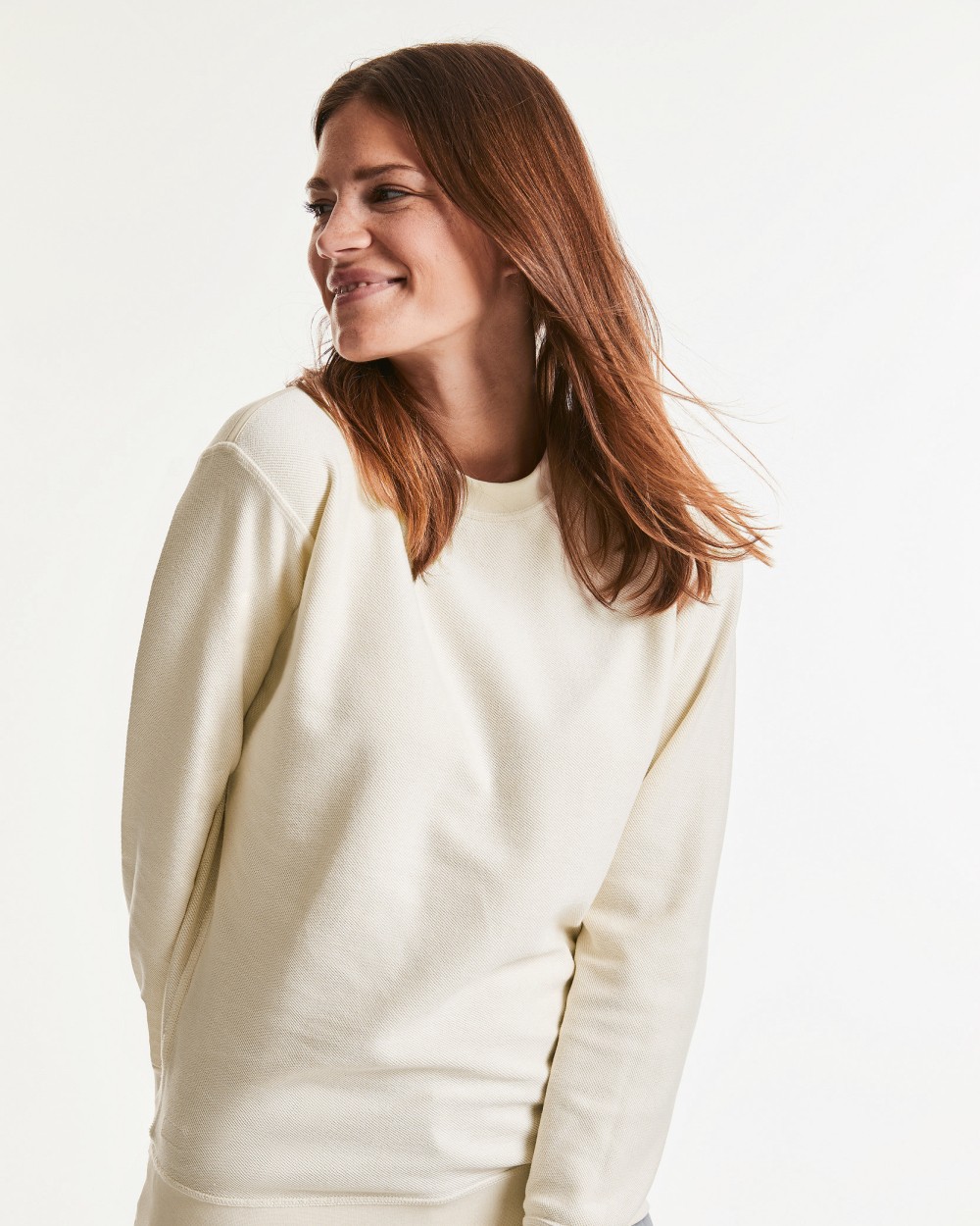 Sweaters & hoodies RUSSELL Pure Organic Reversible Sweat voor bedrukking &amp; borduring