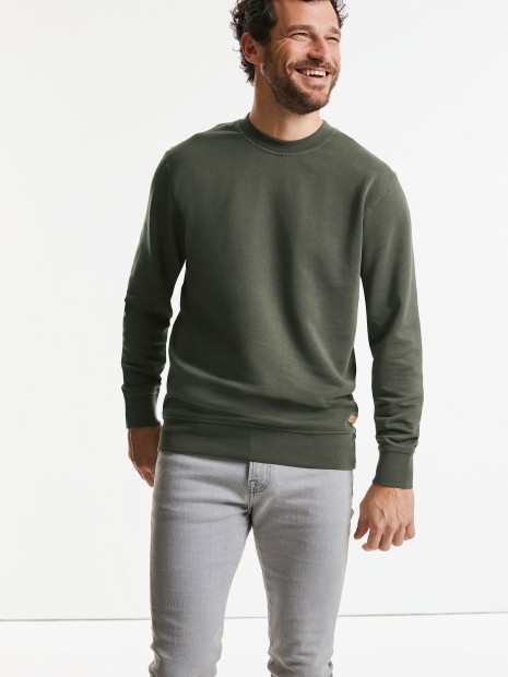 Sweat-shirts à personnaliser RUSSELL PURE ORGANIC REVERSIBLE SWEAT 