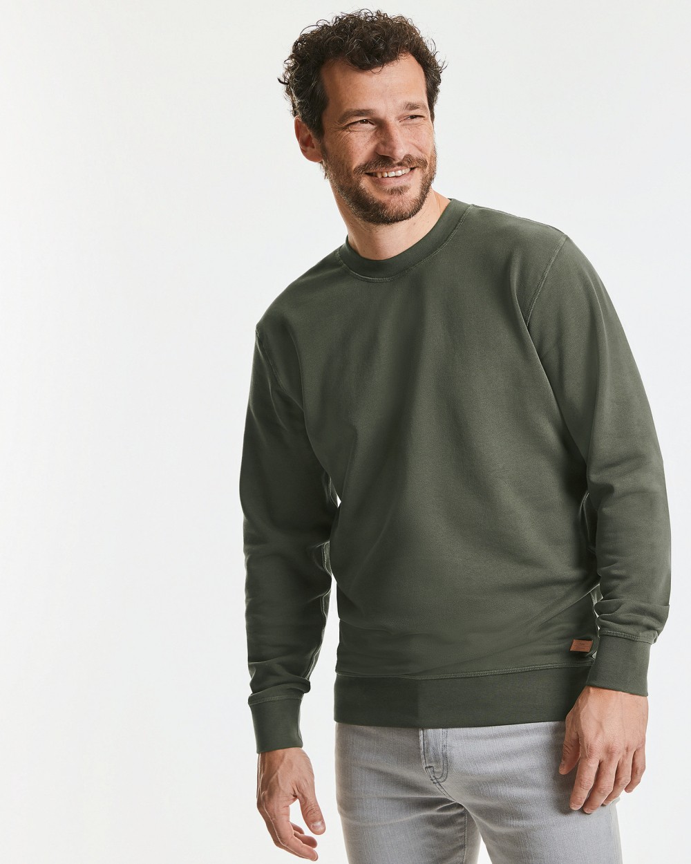 Sweat-shirts personnalisable RUSSELL PURE ORGANIC REVERSIBLE SWEAT