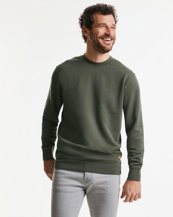 Sweat-shirts personnalisable RUSSELL PURE ORGANIC REVERSIBLE SWEAT