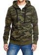 BURNSIDE Full Zip Camo Hooded Sweat Jacket Sweatshirts personalisierbar