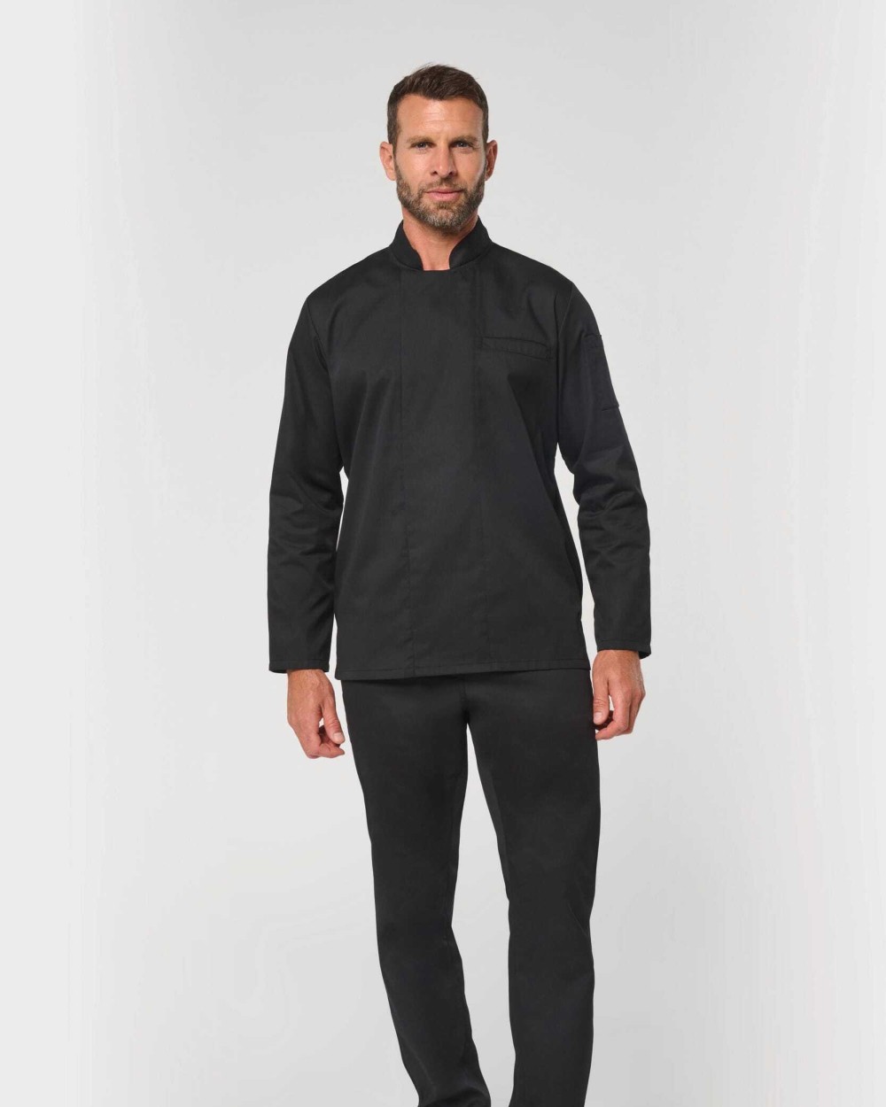 WK. DESIGNED TO WORK Umweltfreundliche Unisex-Kochjacke mit langen Ärmeln Jacken personalisierbar