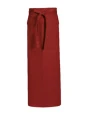 Schorten C.G. WORKWEAR Slit Apron Milano 80 x 100 cm voor bedrukking &amp; borduring