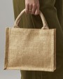 Tassen & Zakken WESTFORDMILL SHIMMER JUTE MINI GIFT BAG voor bedrukking &amp; borduring
