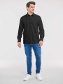 Chemises à personnaliser RUSSELL Chemise homme popeline pur coton manches longues 
