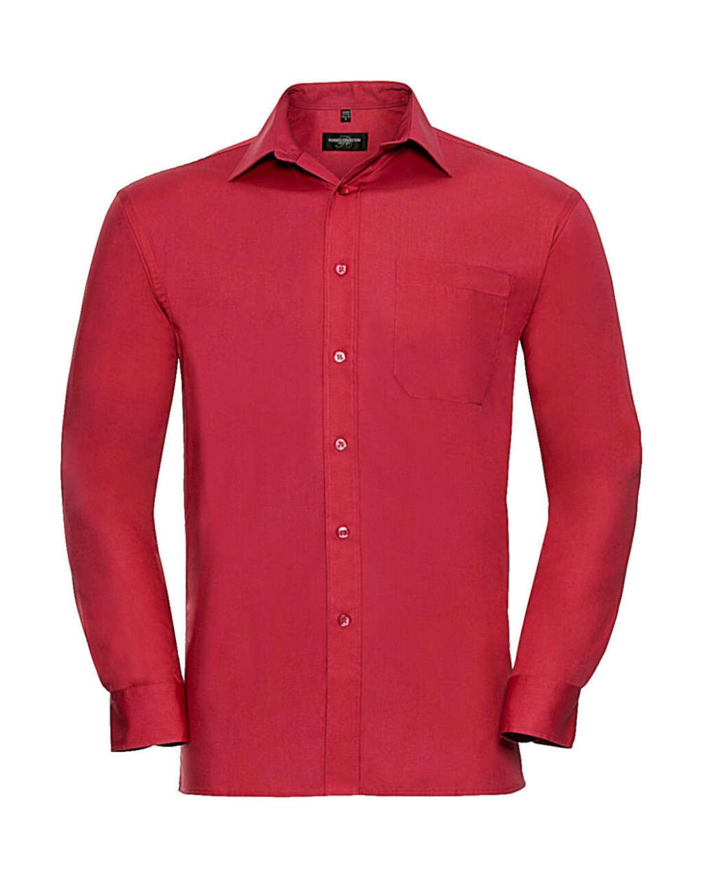 Chemises personnalisable RUSSELL Chemise homme popeline pur coton manches longues