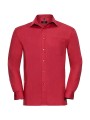 RUSSELL Chemise homme popeline pur coton manches longues /api/colors/f7def30f-cf00-4a4e-8048-9f030f6d3017 personnalisable