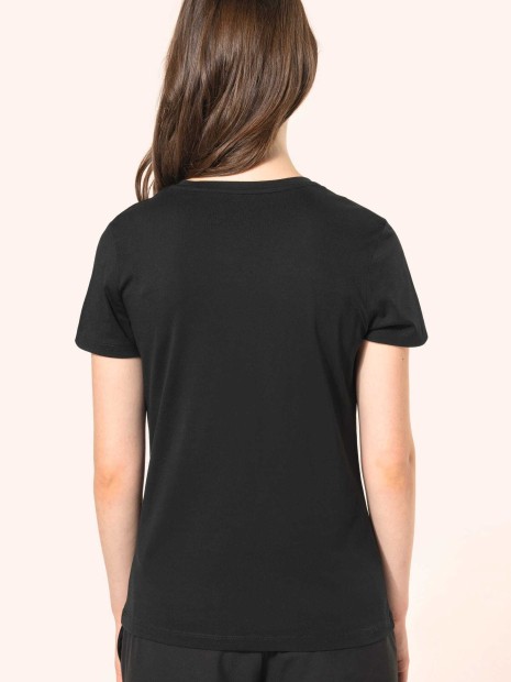 T-Shirts à personnaliser KARIBAN T-shirt Supima® col V manches courtes femme 