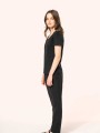 T-Shirts à personnaliser KARIBAN T-shirt Supima® col V manches courtes femme 