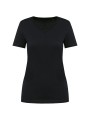 KARIBAN T-shirt Supima® col V manches courtes femme /api/colors/b9fdad4a-5e94-45cb-8c03-c08b349b28c3 personnalisable