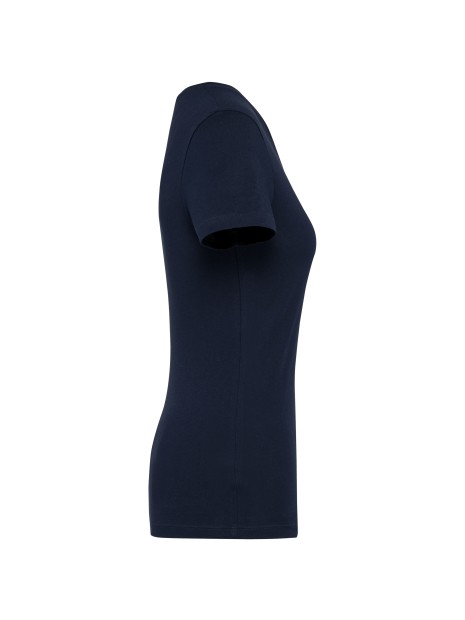 KARIBAN T-shirt Supima® col V manches courtes femme /api/colors/058f028c-f565-4146-9cba-11f5b0ade7a7 personnalisable