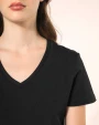 KARIBAN Supima® Damen-T-Shirt mit V-Ausschnitt und kurzen Ärmeln T-Shirts personalisierbar
