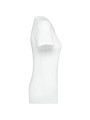 KARIBAN T-shirt Supima® col V manches courtes femme /api/colors/7a92cd2d-10d2-40b4-928b-296bb7487506 personnalisable