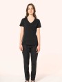 T-Shirts à personnaliser KARIBAN T-shirt Supima® col V manches courtes femme 