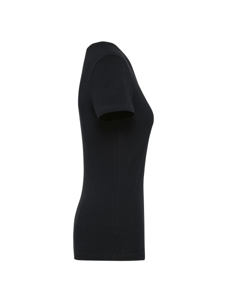 KARIBAN T-shirt Supima® col V manches courtes femme /api/colors/b9fdad4a-5e94-45cb-8c03-c08b349b28c3 personnalisable