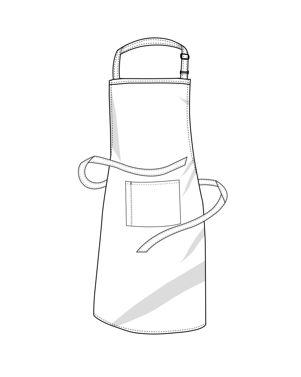 Schorten LINK KITCHENWEAR Grill Apron voor bedrukking &amp; borduring