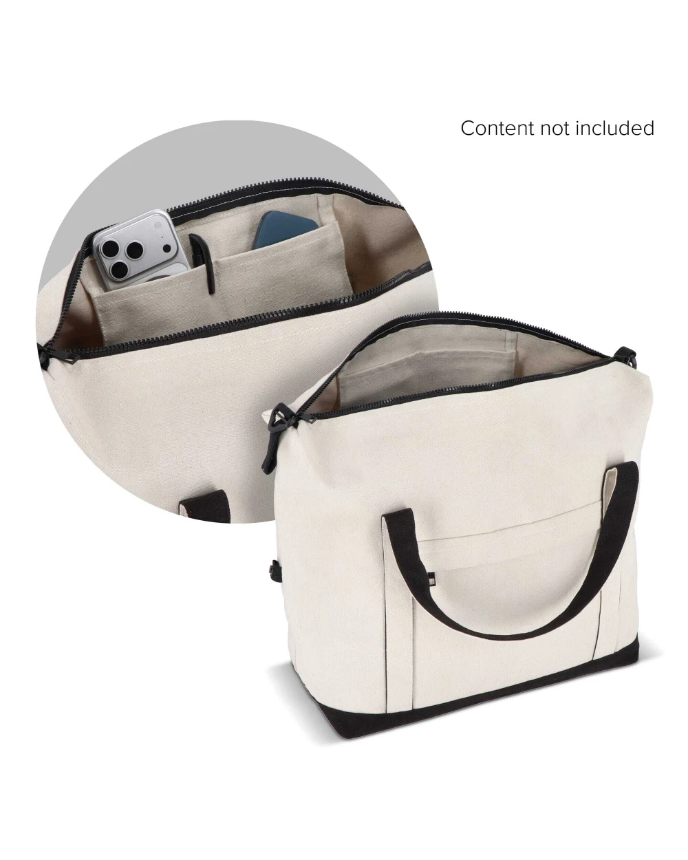 Tassen & Zakken INSIDEOUT InSideOut Reuuz Canvas Reistas 32 x 60 x 20 cm voor bedrukking &amp; borduring