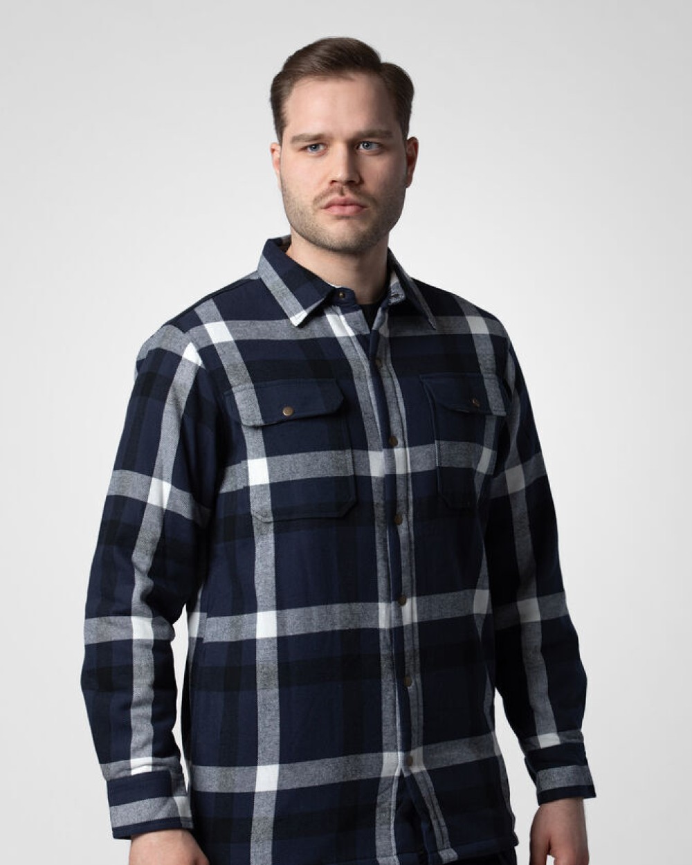 Chemises personnalisable PROJOB 5213 CHEMISE FLANELLE DOUBLEE