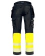 Pantalons personnalisable PROJOB 6525 PANTALON COTON POLYESTER EN ISO 20471 CLASSE 1
