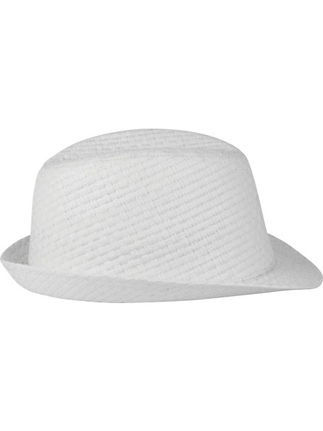 K-UP Chapeau de paille style Panama rétro /api/colors/7a92cd2d-10d2-40b4-928b-296bb7487506 personnalisable