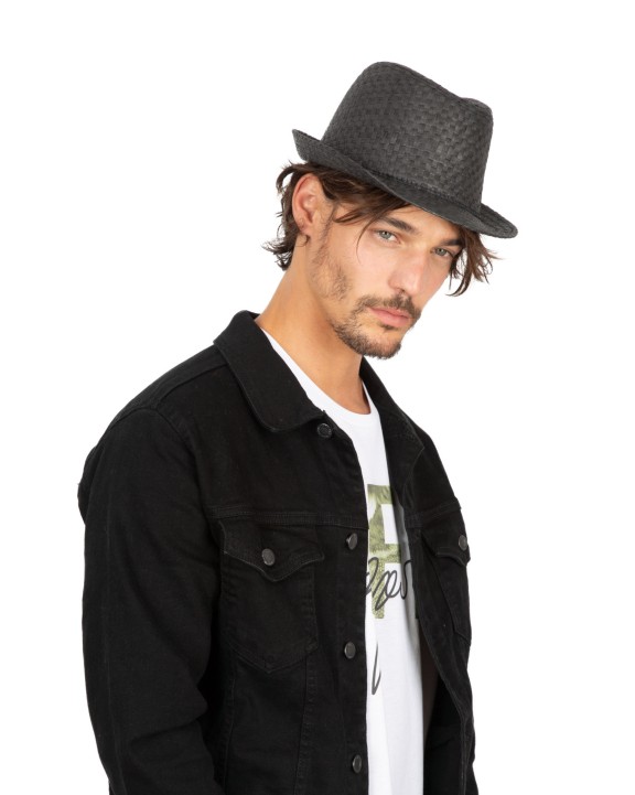 Casquettes personnalisable K-UP Chapeau de paille style Panama rétro