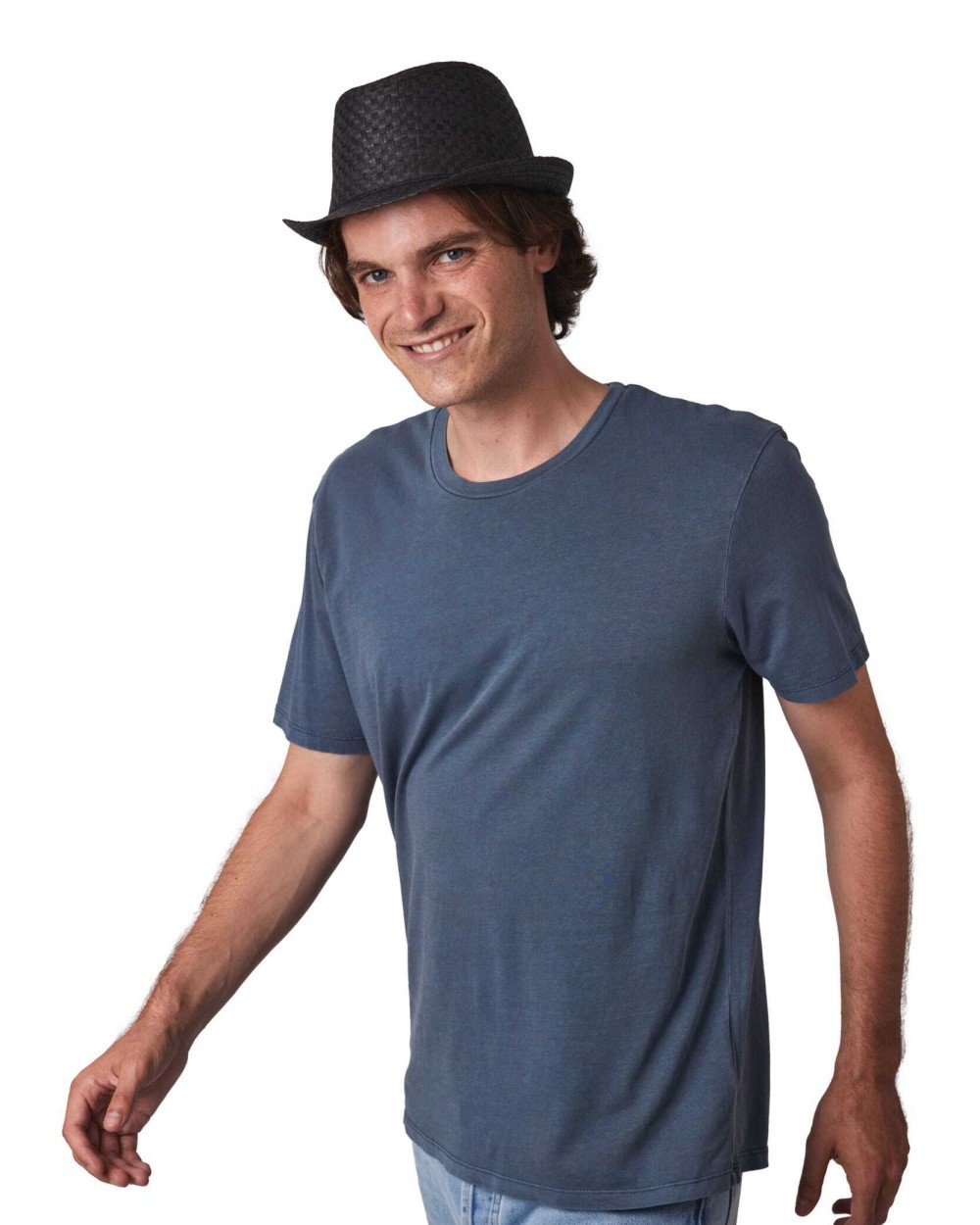 K-UP Strohhut im Panama-Retro-Stil Kappen personalisierbar