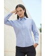Hemden HENBURY Ladies` Classic Long Sleeved Oxford Shirt voor bedrukking &amp; borduring