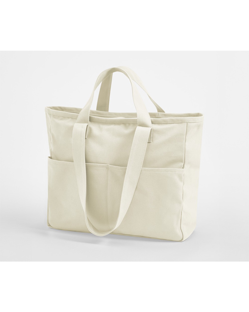 Tote bags WESTFORDMILL DUAL HANDLE CARGO POCKET TOTE voor bedrukking &amp; borduring