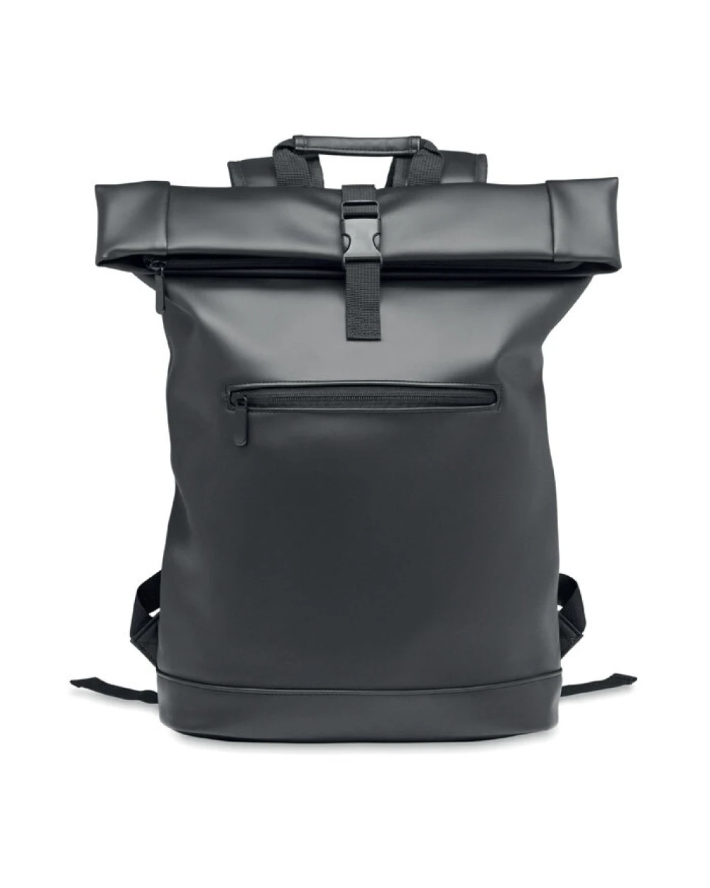 4DO 15" Rolltop-Rucksack PU Taschen personalisierbar