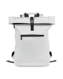 4DO 15" Rolltop-Rucksack PU Taschen personalisierbar