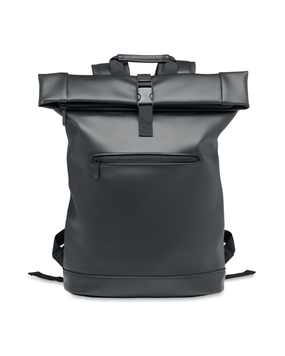 4DO 15" Rolltop-Rucksack PU Taschen personalisierbar