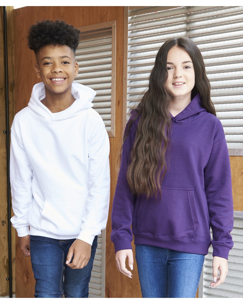 Sweaters & hoodies AWDIS KIDS HOODIE voor bedrukking &amp; borduring