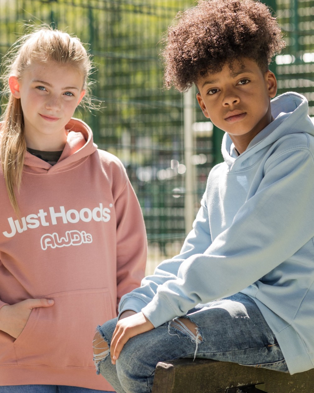 Sweaters & hoodies AWDIS KIDS HOODIE voor bedrukking &amp; borduring