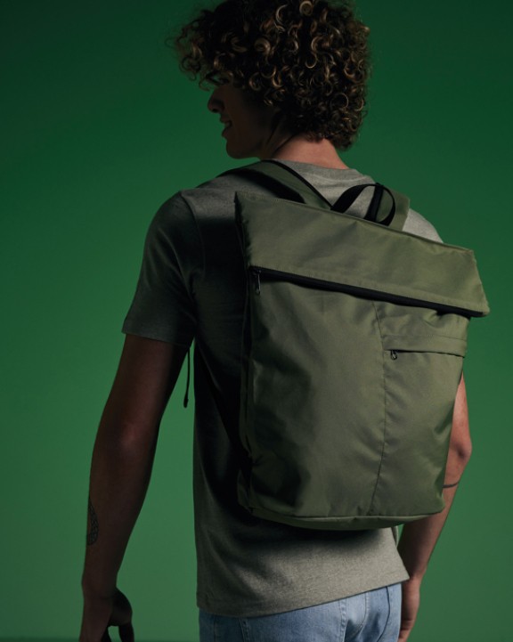 4DO Dillon AWARE™ RPET faltbarer Lightweight-Rucksack Taschen personalisierbar