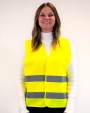 Fluo vestjes FLUOFLASH Hi-vis Safety Jacket 2H voor bedrukking &amp; borduring