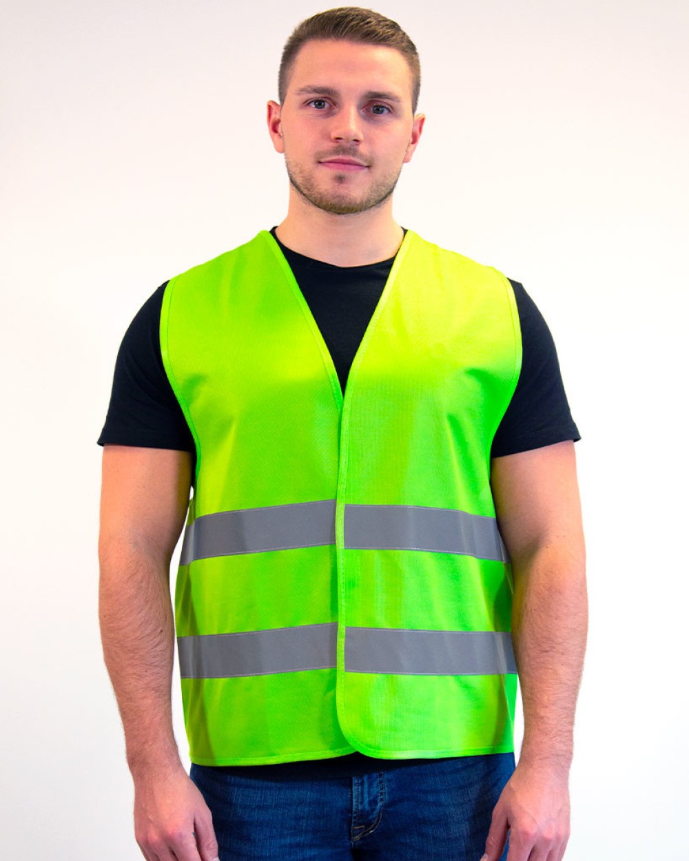 Fluo vestjes FLUOFLASH Hi-vis Safety Jacket 2H voor bedrukking &amp; borduring